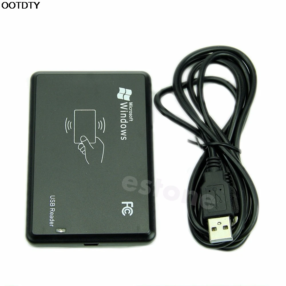 

USB RFID Contactless Proximity Sensor Smart ID Card Reader 125Khz EM4100 Window7 - New hot