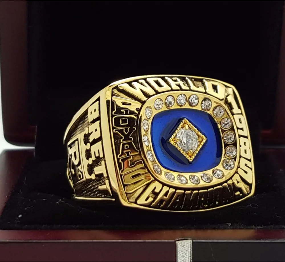 1985 Kansas City Royals чемпионат мира серии кольцо 7-15 Размеры Медь одноцветное best подарок