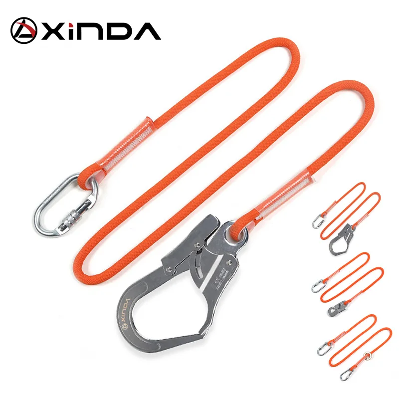 Xinda-高度な作業用保護ベルト,ナイロン,フック付き,落下防止