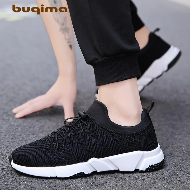 

buqima 2019 New Mesh Men Casual Shoes Comfortable Men Shoes Lightweight Breathable Walking Sneakers