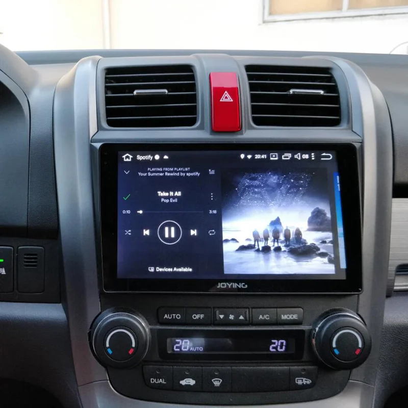 Flash Deal JOYING 9" IPS Screen Android 8.1 Car Radio Stereo Player HU GPS Navi For Honda CRV 2007-2011 WiFi+BT+SWC+RDS+4GB+64GB Octa Core 5