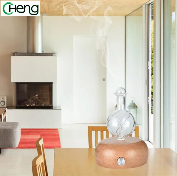 

Portable fine wood grain expansion machine negativeion oil diffuser wood grain humidifier expansion incense aromatherapy machine