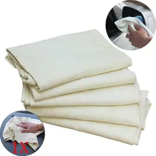 Drying Cleaning Towe Car Natural Drying Chamois Deerskin Cleaning Cham Genuine Leather Cloth DXY