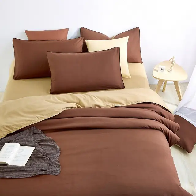 retro style bedding sets brown bed sheet and duver quilt cover retro sheet sets