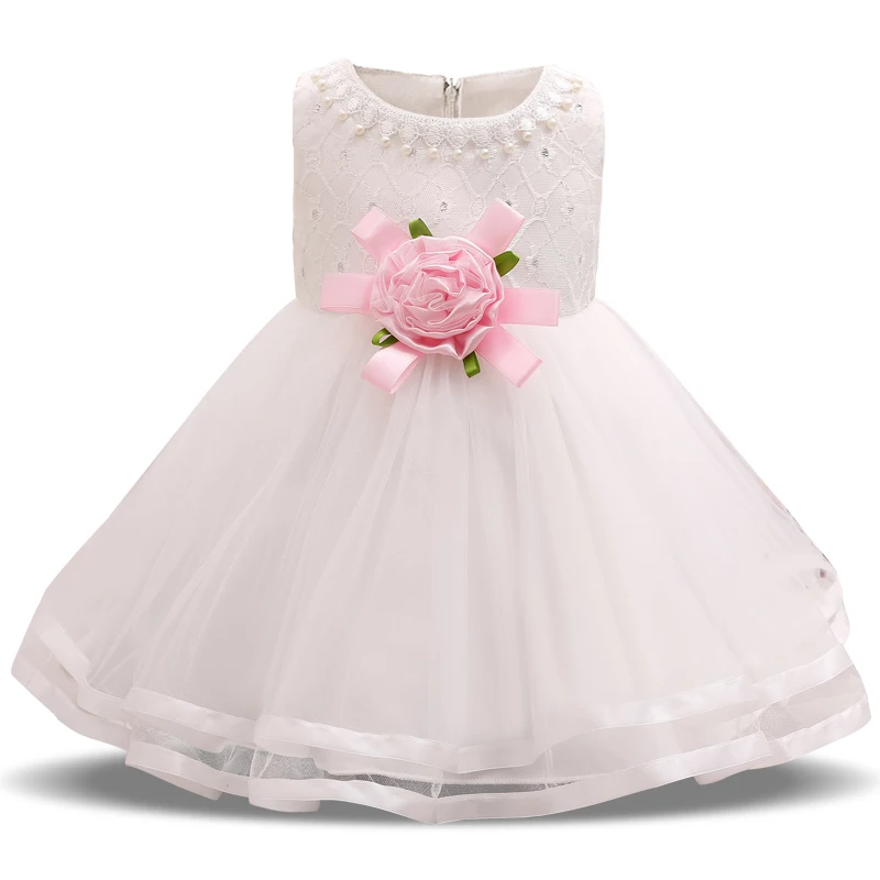 Buy White Baby Dresses For Girl Princess Costume Baby