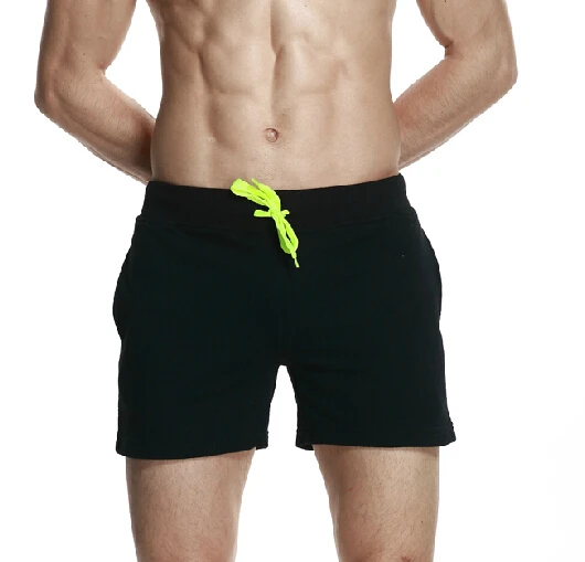 2015 New Seobean summer men's short solid color home shorts 100% cotton breathable sports casual shorts 4 colors size S/M/L/XL 2015 New Seobean summer men's short solid color home shorts 100% cotton breathable sports casual shorts 4 colors size S/M/L/XL