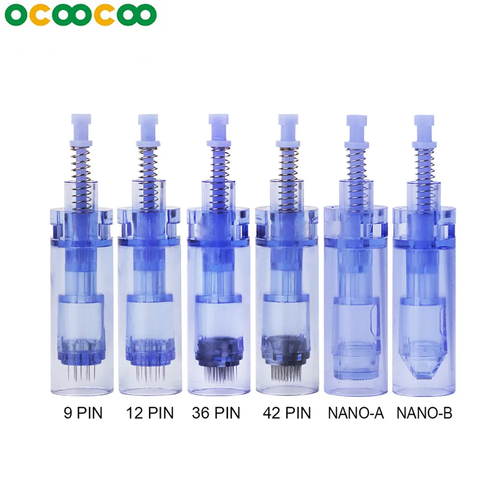 

10/50PCS Electric Derma Pen Needles Bayonet 9 /12/ 36 pin/ Nano Cartridge For Auto Dr. Pen Tattoo Needles Needle Tip