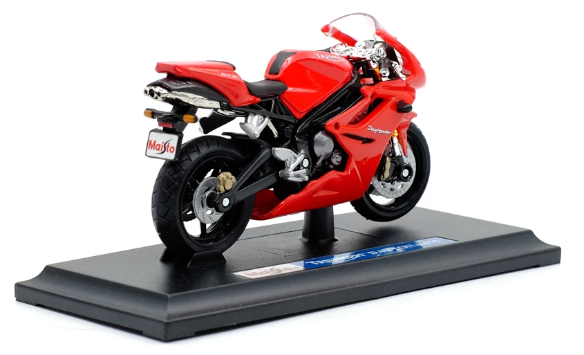 MAISTO 1:18 TRIUMPH Daytona675 литой мотоцикл модель рабочий короткопоглотитель игрушка для детей подарки коллекция игрушек