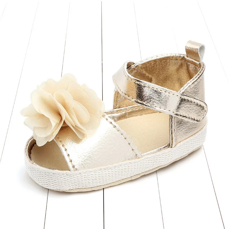 Baby Girl Sandals Summer Non-slip Crib Shoes for Girl (5)