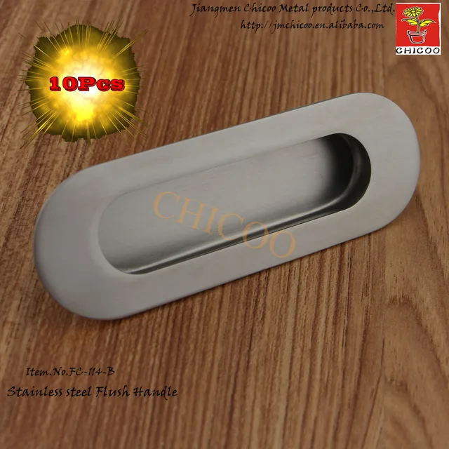 10pcs oval flush recessed pull door handle stainless steel 304 furniture conceal handlehide cabinet - Kitchen Knob And Handles 10pcs oval flush recessed pull door handle stainless steel 304 furniture conceal handlehide cabinet - Kitchen Knob And Handles