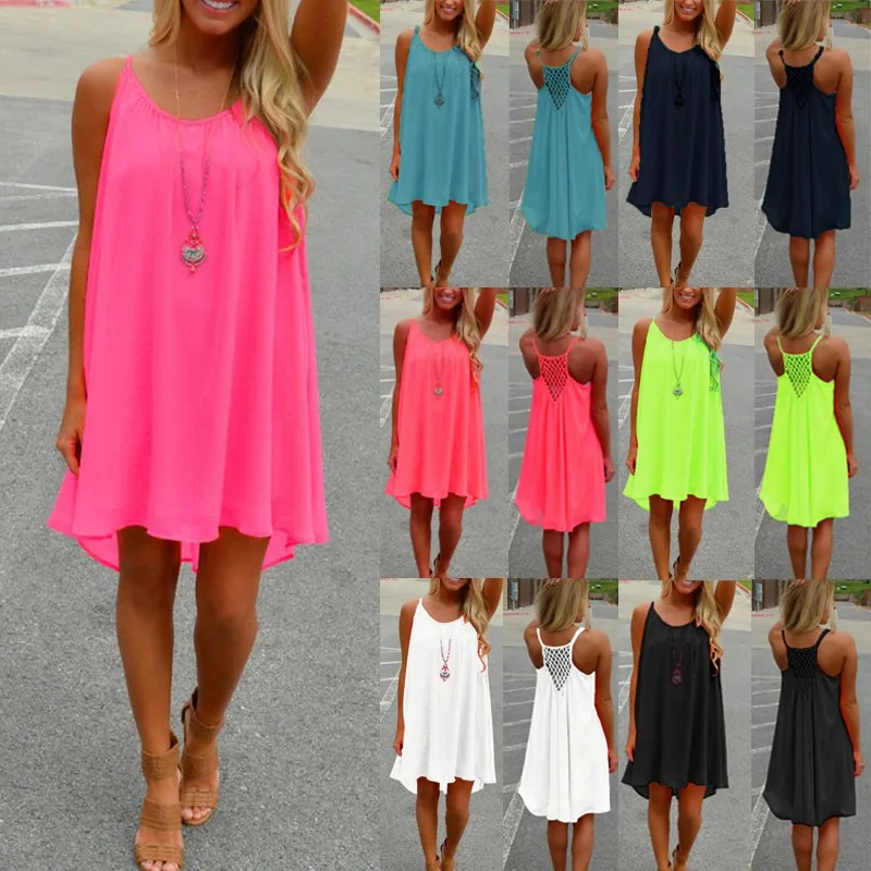 7 Colors Hot Fashion 2016 font b Women b font Summer font b Dress b font 7 Colors Hot Fashion 2016 font b Women b font Summer font b Dress b font