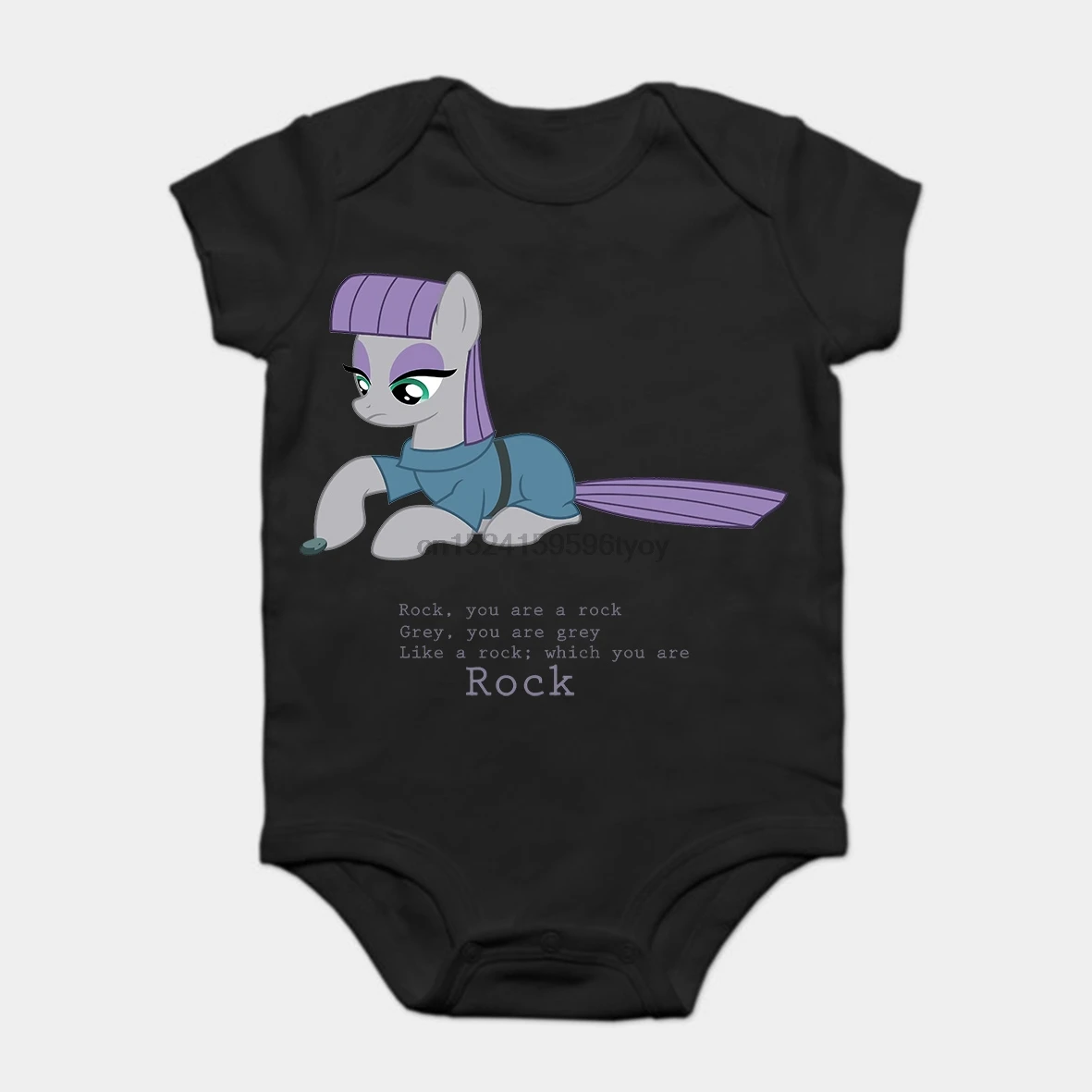 

Baby Onesie Baby Bodysuits kid t shirt Printed Cotton Short-Sleeve MLP Maud Pie Poem