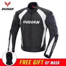 DUHAN Autumn Winter Motorcycle Jacket Men Protective Gear Moto Jacket Windproof Cold proof Touring Motorbike Riding