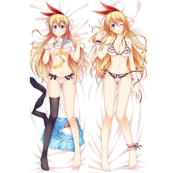 

hot japanese anime Decorative hugging body pillow cover case Nisekoi Double-Sided 2Way 2WT 50X160CM