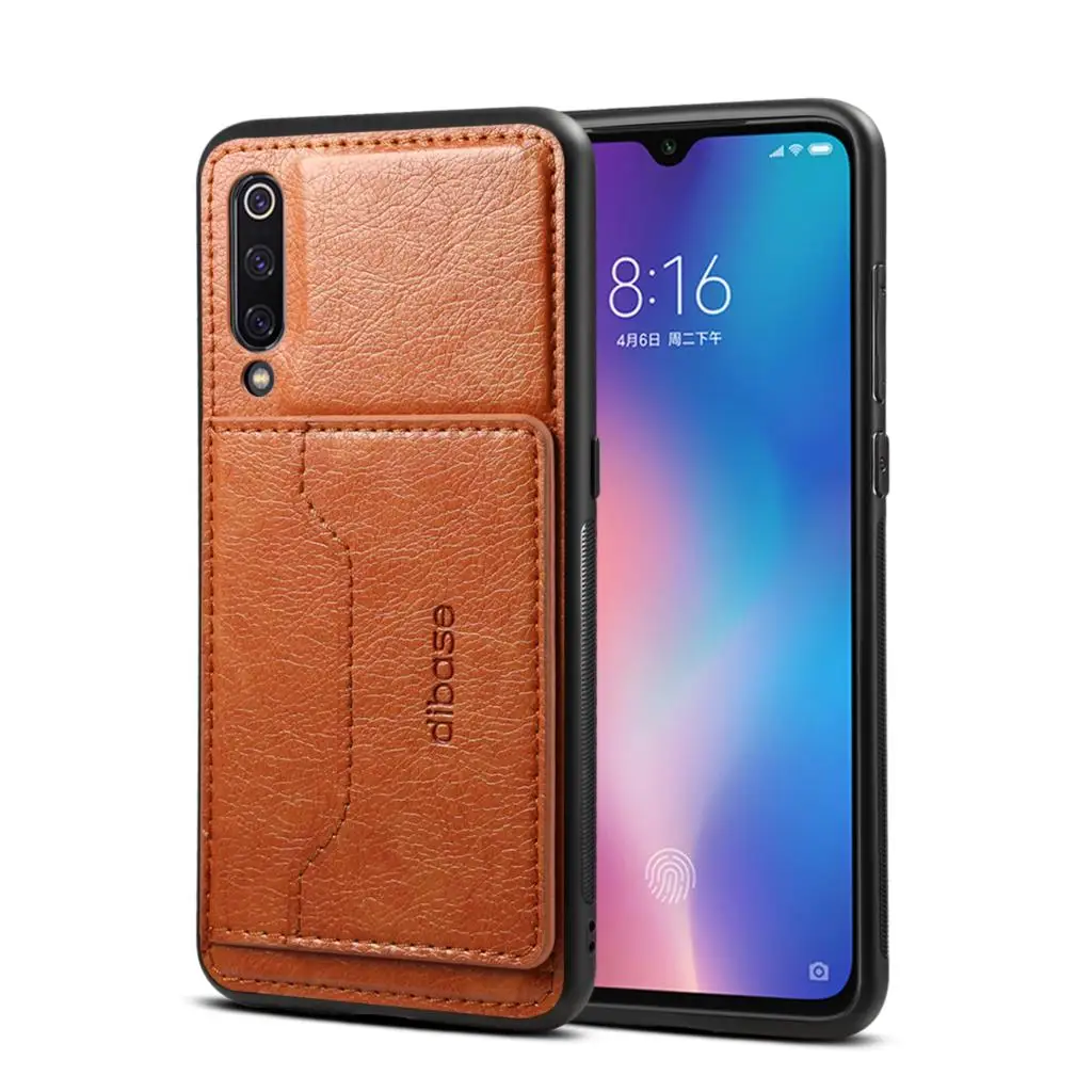 Ретро стиль с отделением для карт функцией подставки Xiaomi 9 SE 8 6X Mix 3 Pocophone F1 кожаный