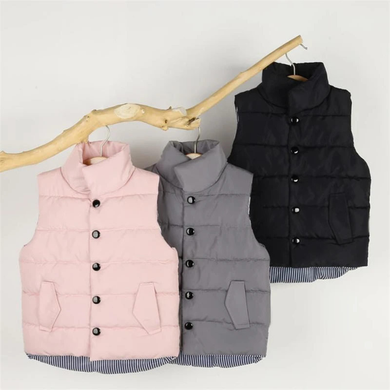 Arloneet младенческой Мальчики Жилет для девочек для маленьких девочек и мальчиков зимняя теплая одежда жилет пальто; Верхняя одежда; Куртка Топы l0208
