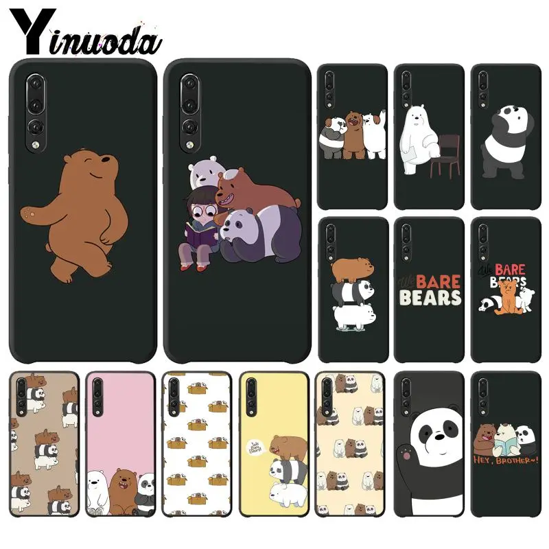 

Yinuoda we bare bears miniso TPU Soft Silicone Phone Case for Huawei P10 plus 20 pro P20 lite mate9 10 lite honor 10 view10