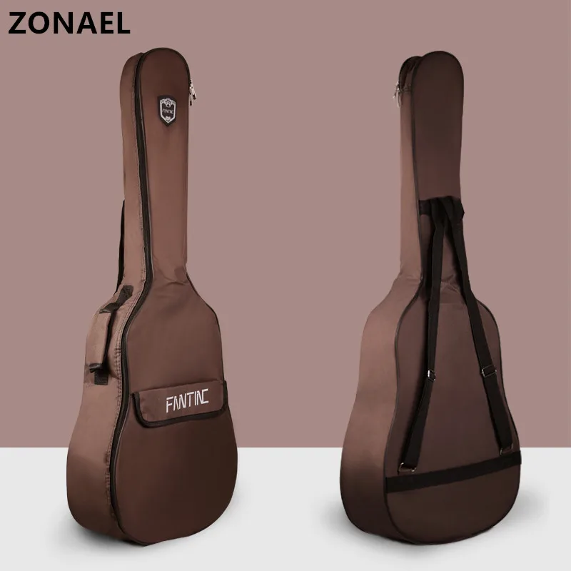 Чехол для гитары ZONAEL36 39 41 дюйм толстая фолк Flattop со стальными струнами