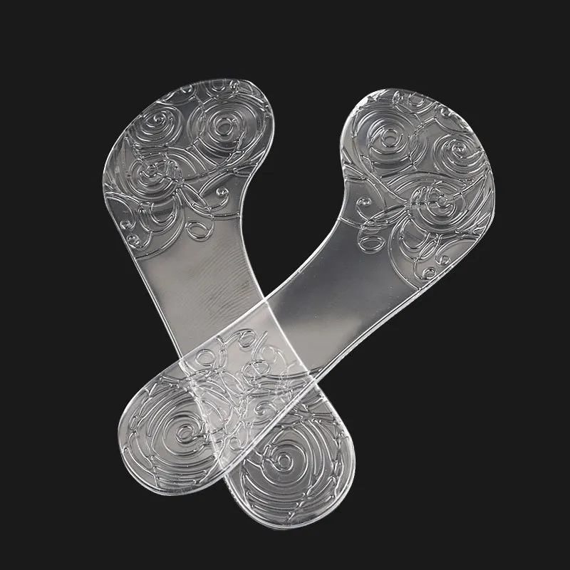 

19.2cm Shoe Insole Pattern Transparent PU Invisible Seven Points Cushion High Heels Shock Absorber Low Pressure Shoe Cushion