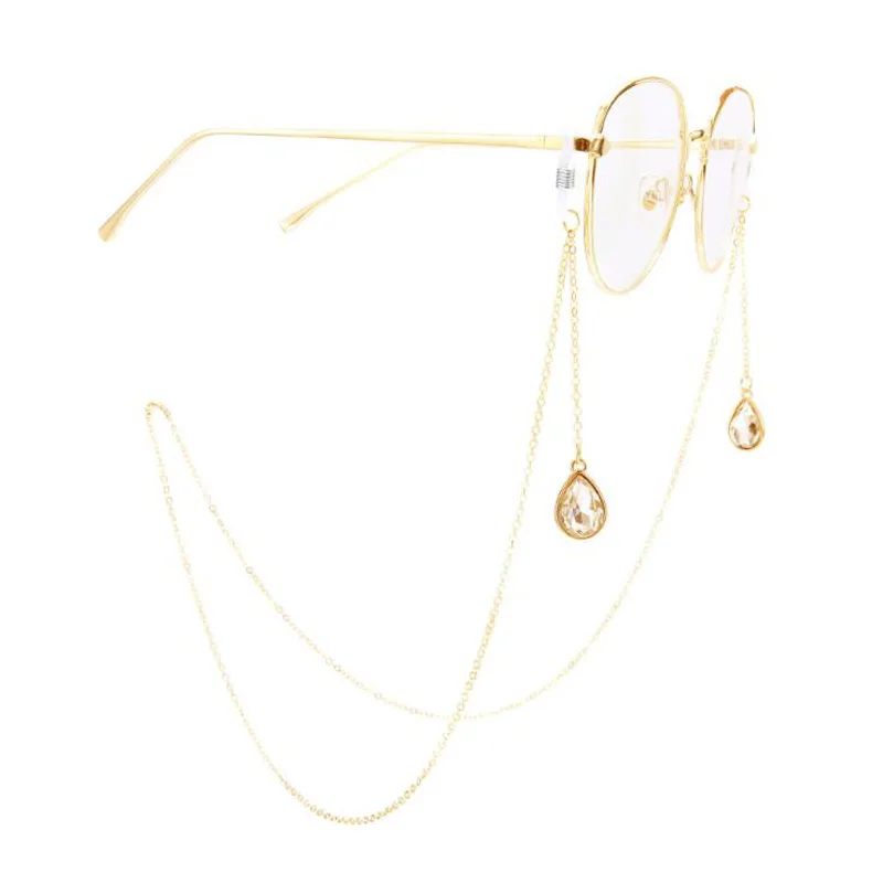 

Fashion Womens Gold Eyeglass Eyewears Sunglasses Reading Glasses Chain Cord Holder neck strap Rope