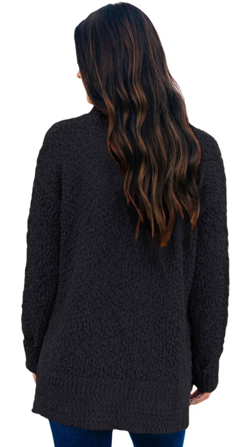 Black-Cozy-Fall-Popcorn-Pullover-Sweater-LC251510-2-2