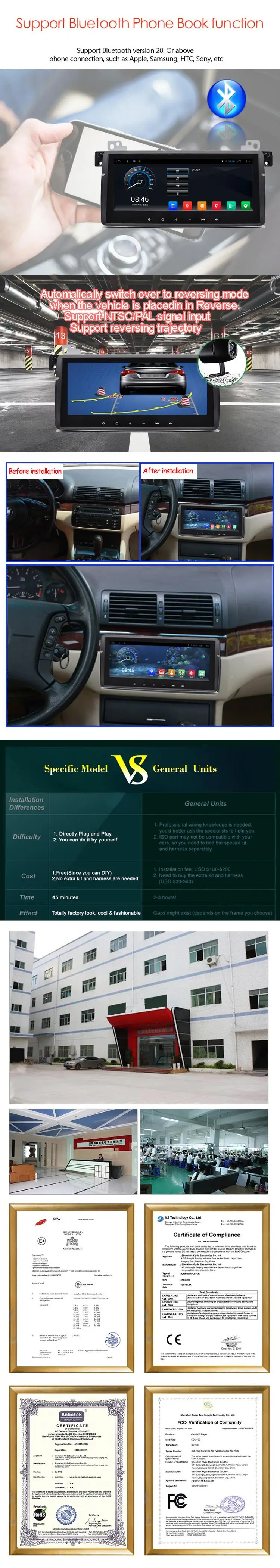 Topnavi 1024*600 четырехъядерный 8," Android 6,0 Автомобильный gps-навигатор для BMW E46 Авторадио Мультимедиа Аудио стерео, без DVD