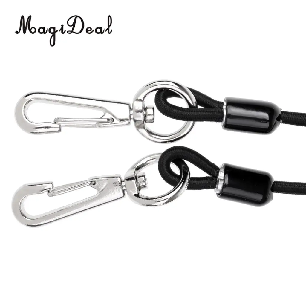 Elastic Rubber 3.3ft Coiled Kayak Canoe Boat Paddle Leash Fishing Rod Tether Safety Lanayrd Accessories