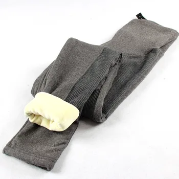 

Maternity Women Winter Full Length High Elastic Waist Pants Pregnant Belly Care Threaded Cotton Warm Fleece Slim Leg Trousers