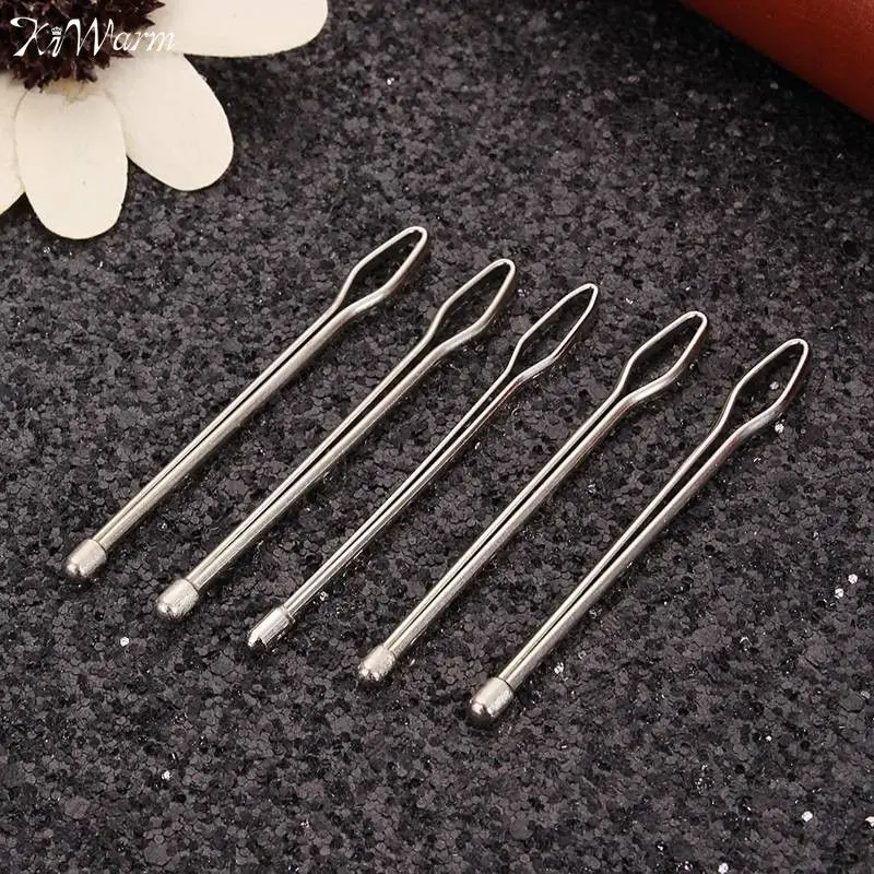 

KiWarm 1PC Stainless Steel Sewing Loop Turner Hook For Turning Fabric Tubes Straps Belts Strips for Handmade DIY Sewing Tools
