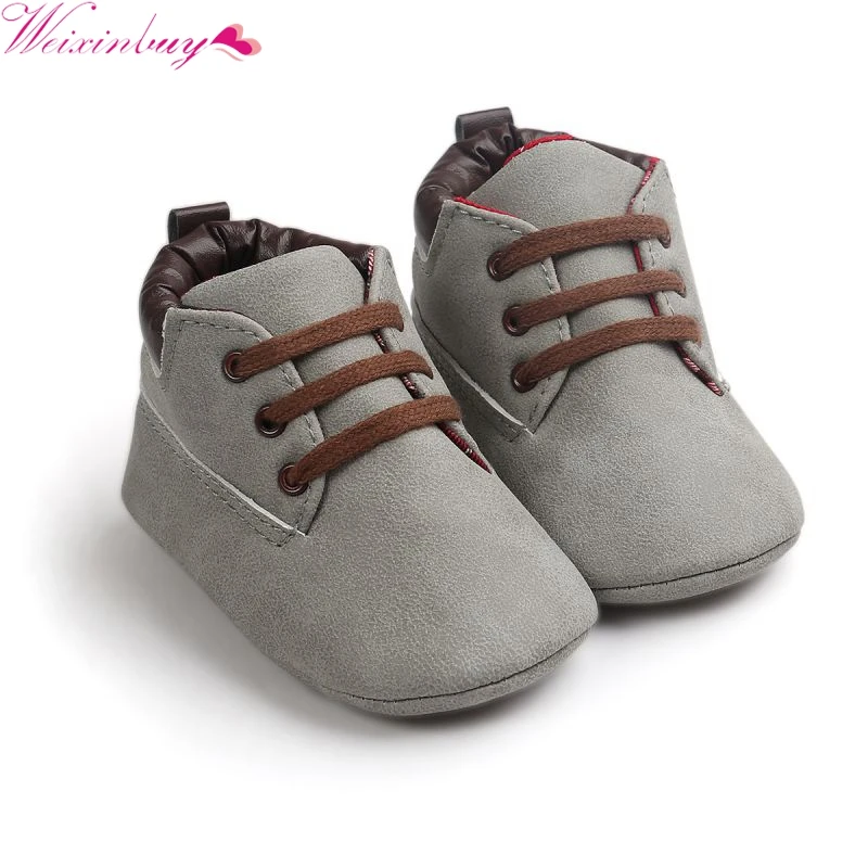 

Babe Infant Toddler Soft Soled Boots 5 Colors Newborn Baby Kids Boys Classic Handsome First Walkers Shoes M2