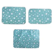 3 шт. Детские Портативные пеленальные подушечки постельные принадлежности Водонепроницаемая моча подстилка-кровать коляска автомобильный матрас памперсы подгузники для уход за новорожденным