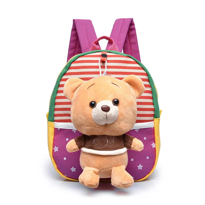 Plush backpacks toy bear Kids plush bags Dolls&Stuffed Toys Baby kindergarden School Bags children mochila for 2-5years