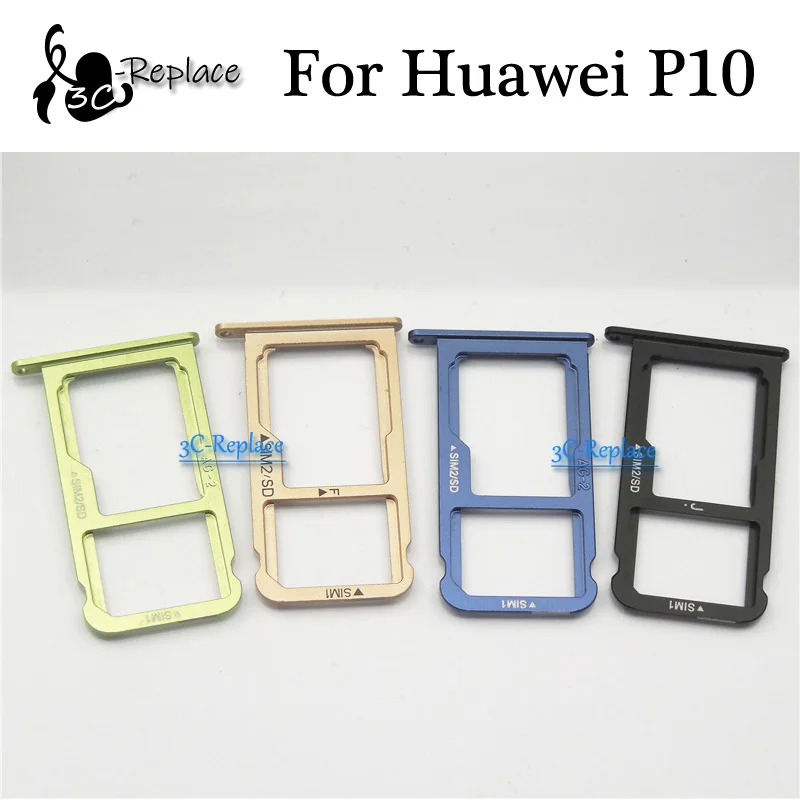 Для Huawei P10 VTR AL00 L09 L29 TL00 L29B лоток для Sim карты Micro SD держатель слота запчасти адаптер