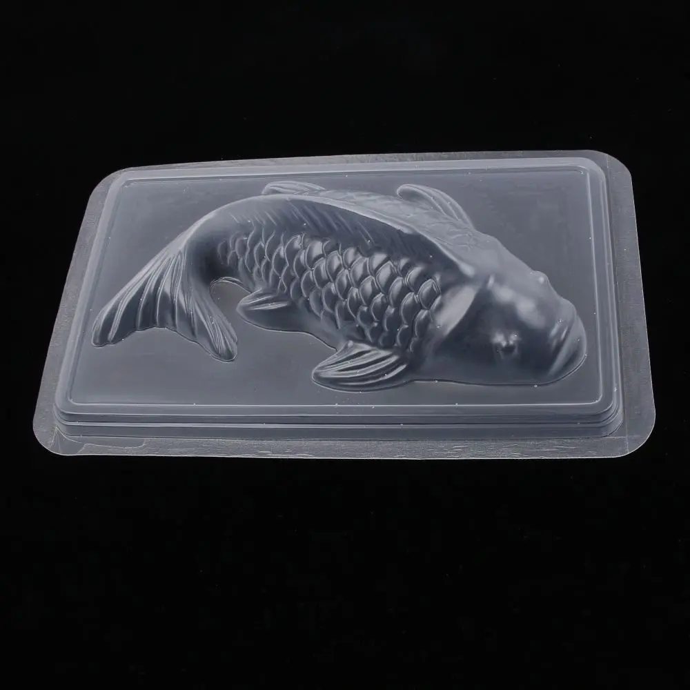 3D Koi форма рыбы пластиковый торт шоколадное желе Sugarcraft для риса DIY украшения формы