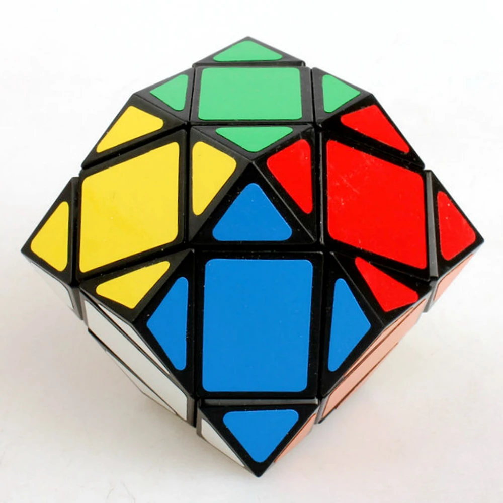 Lanlan 57 мм 3x3x3 магический куб скорость головоломка игры Кубики Развивающие игрушки для детей подарок на день рождения - Цвет: Черный