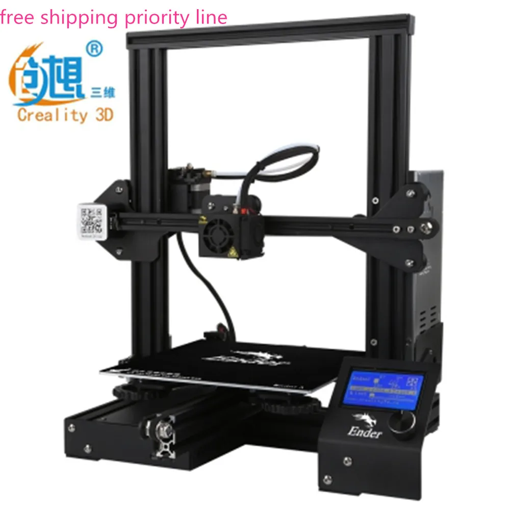 

Original Crealily 3D Ender-3 3D Printer DIY Kit V-slot prusa I3 Upgrade Resume Power Off Large Print Size 220*220*250