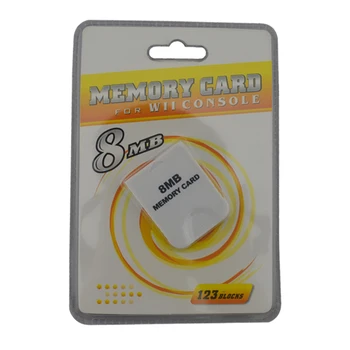 

High Quality for Wii 8MB Memory Storage Card Saver For Nintendo For Wii For GameCube For GC Xmas Gift