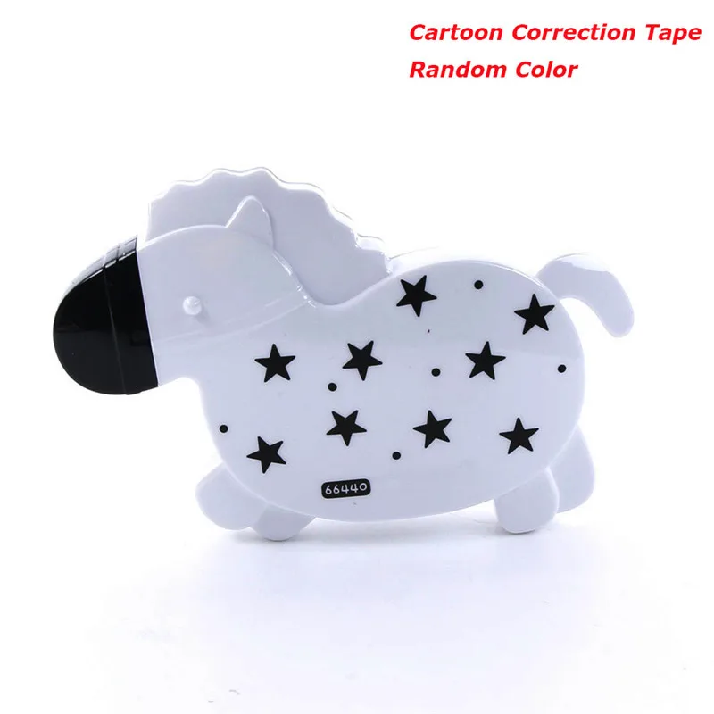 

1Pcs Random Color Horse Shaped Correction Tape Concealer School Tape 6Mx5MM Available Stationery Kids Gifts school supplies