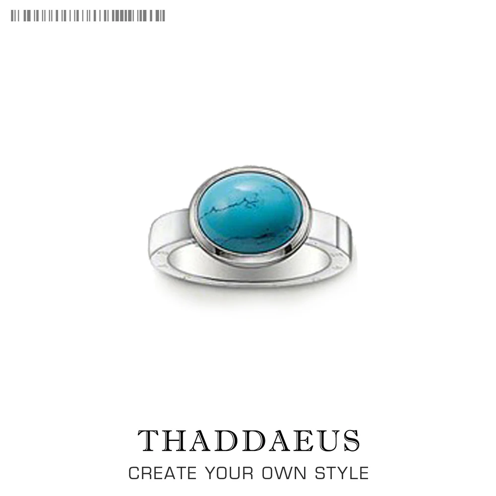 Овальное кольцо, Томас Стиль Glam мода хорошее Ювелирное Украшение для мужчин и женщин, Ts подарок в 925 пробы серебро, выгодное предложение - Цвет основного камня: Синий