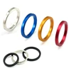 Male Diameter 4cm 4.5cm 5cm Aluminum Alloy Metal Penis Ring Delay Ejaculation Cock Ring Sex Toys for Men Erotic Games Cockring 1