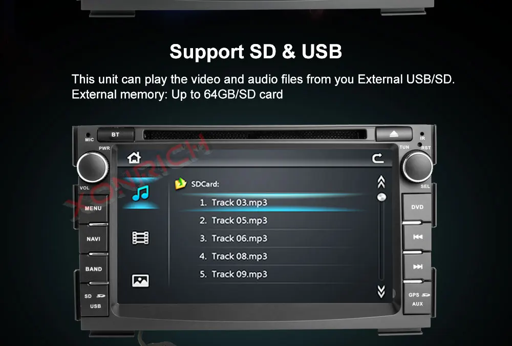 Clearance 2 din Car Radio Car DVD Player Multimedia GPS Glonass Navigation Audio Stereo Head unit For Kia Ceed 2010 2011 2012 Venga 5