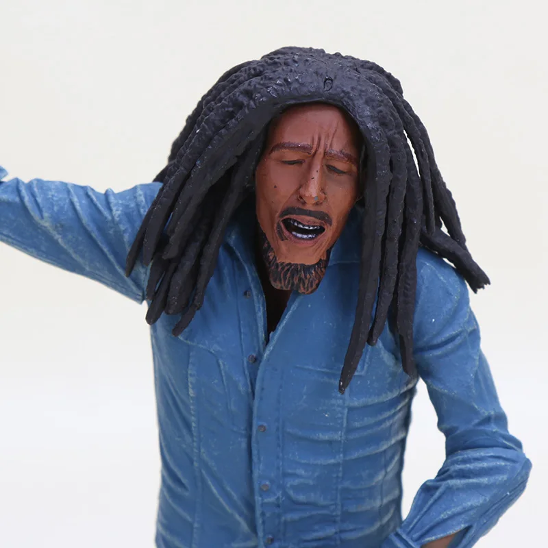 Bob Marley Figure Music Legends Jamaica Singer PVC Action Figure Model Toy 17cm