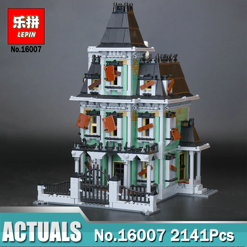 

16007 The Haunted House Set Building Blocks Model Compatible with Legoing 10228 Monster Fighter Toy For Kids Halloween Gift
