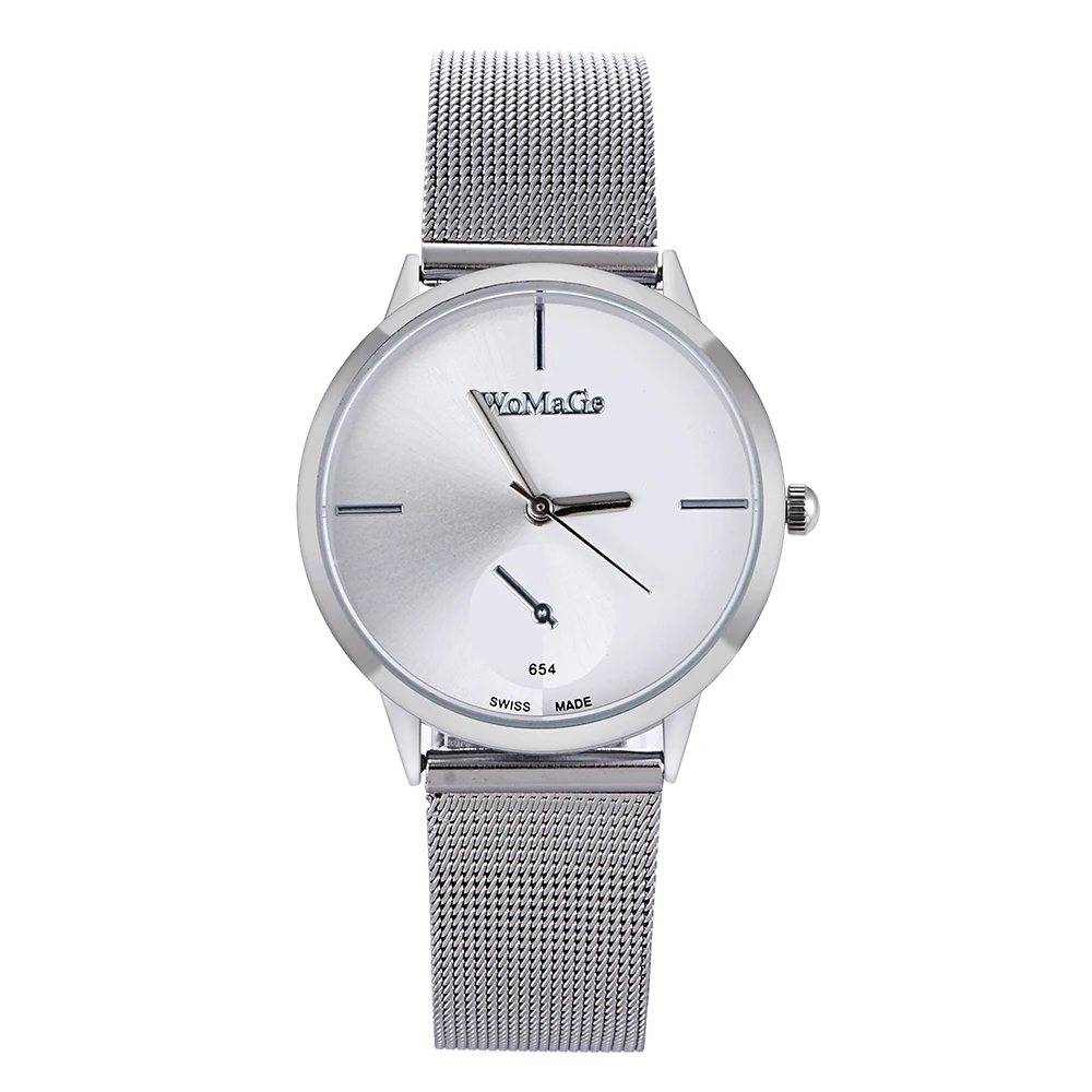 

New Arrive Ultrathin Simple Women Watches Ladies Stainless Steel Mesh Quartz Watch Montre Femme Relojes Mujer Horloges Vrouwen