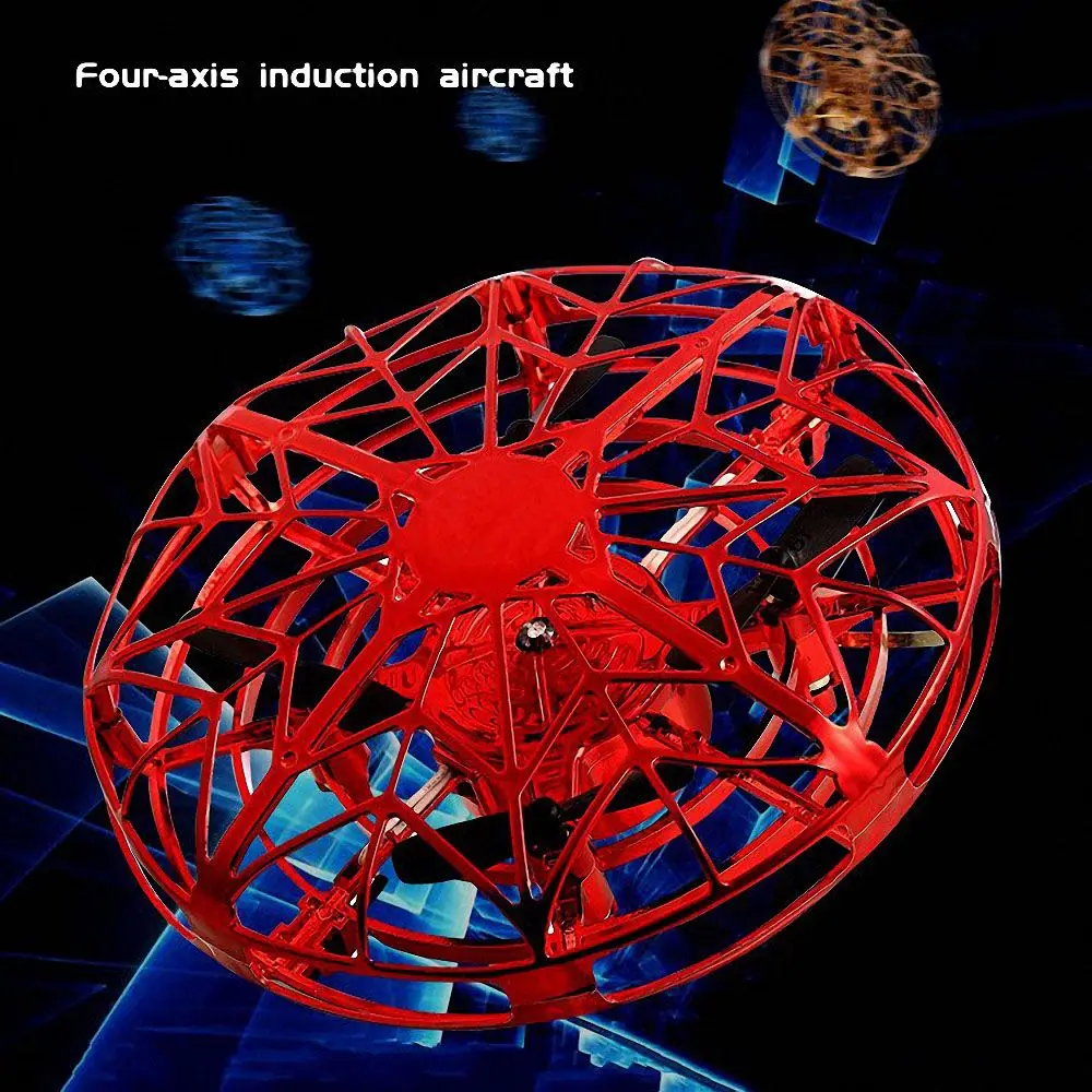 Анти-столкновения ручной НЛО мяч летающий самолет светодиодный Подвеска зондирование мини индукционный Дрон антистресс дети электрические электронные игрушки