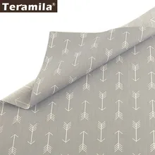 Teramila хлопчатобумажная ткань метров Telas Arrow дизайнерская Ткань DIY шитье штор платье лоскутное одеяло Beedsheet домашний текстиль