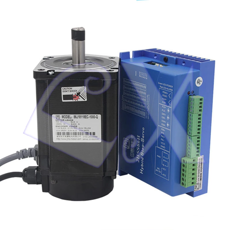 Комплект драйвера шагового двигателя JMC 86J18118EC 1000 + 2HSS86H NEMA34 нм 6 А 2 фазный Драйвер