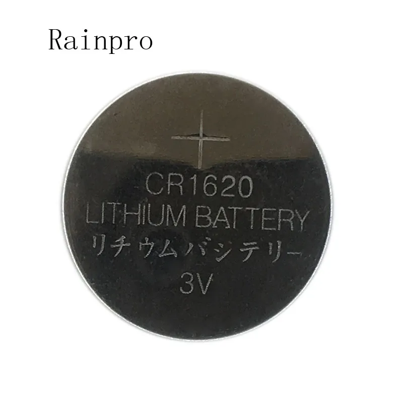 Резиновая батарея Rainpro 10 шт./лот CR1620 1620 литиевая для автомобильного ключа
