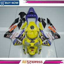 Для Honda CBR 600 RR 2003 2004 впрыскивание, АБС-пластик CBR600RR 03 04 Пользовательские Дизайн Мотоциклов обтекатель с комплектом кузова