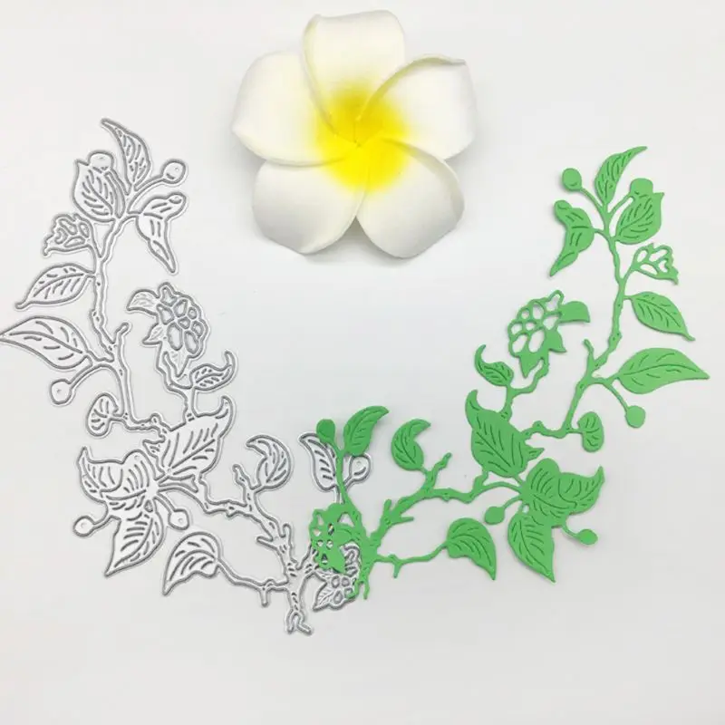 

Carbon Steel Plant Flower Vine Pattern Cutting Die Embossing Stencil Mold For Paper Art Handcraft Scrapbook Card Decoration